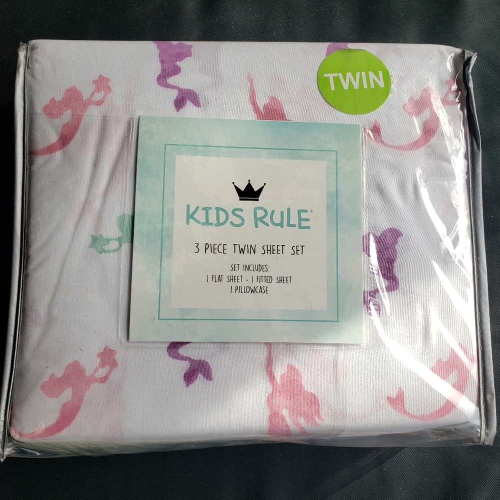 Mermaid Twin size Sheets